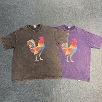T-shirts personnalisés en gros avec logo, couleur unie, pour hommes, coupe oversize, 100 % coton, épaules tombantes, impression robuste