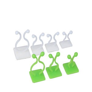 Crochets adhésifs Boao Novelty en plastique vert pour plantes grimpantes, support mural durable, 2 couleurs disponibles. - Product Image 2