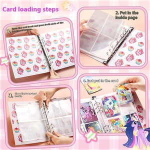 Álbum de tarjetas personalizado Pony Polly Gran capacidad A5A4 PP Carpeta de tarjetas Página Almacenamiento de tarjetas pequeñas Carpeta <span class=keywords><strong>Yugioh</strong></span> - Product Image 5