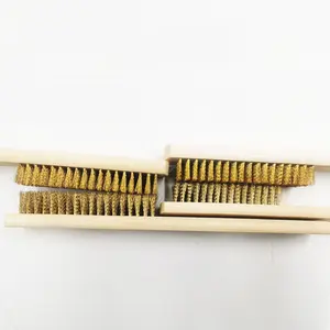 Brosse de nettoyage de rouille pour le nettoyage de l'acier rouillé brosse en fil de cuivre pour le nettoyage de bijoux