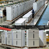 Réfrigérateur commercial Flishel, capacité 1000L, 2 portes, acier inoxydable 201, température unique, pour restaurant et cuisine