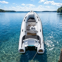 Bateau pneumatique Huixin New Design Sport Yacht RIB300, petit bateau à coque rigide en fibre de verre, PVC Hypalon 1,2 mm d'épaisseur, 3 personnes, garantie 3 ans