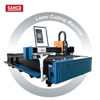 Mesin Pemotong Laser Fiber 3kW Siap Kirim 3015 CNC Pemotong Laser Logam dengan Motor Servo Yaskawa Harga Pabrik Pemotongan Cepat
