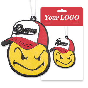 대량 맞춤 제작 홍보용 사은품 걸이형 차량용 종이 방향제 - Product Image 2