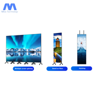 Écran LED publicitaire intérieur couleur pleine résolution P0.93 P1.25 P1.56 P1.875 P2.5, affichage LED étanche, affiche LED