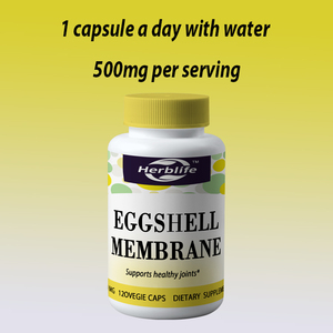 OEM/ODM Vente chaude Membrane de coquille d'œuf 500 mg (Non-OGM, Sans gluten, Soutien articulaire), 120 gélules végétales - Product Image 4