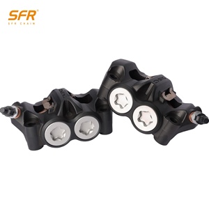 Étriers <span class=keywords><strong>de</strong></span> <span class=keywords><strong>frein</strong></span> électriques Tasko pour moto, avant, grands, radiaux, à double piston, pompe <span class=keywords><strong>de</strong></span> <span class=keywords><strong>frein</strong></span> modifiée en alliage d'aluminium noir, compatibles avec - Product Image 5
