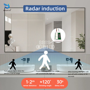 用于洗澡镜照明的发光二极管镜12v 5a 60w雷达自动感应除雾触摸智能传感器开关 - Product Image 2