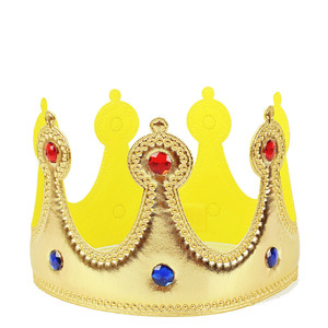 2 Coronas de Rey y Reina con Capa para Niños, Disfraz de Halloween, Capa de Terciopelo Roja, Azul y Morada para Adultos y Niños, con Cetro - Product Image 5