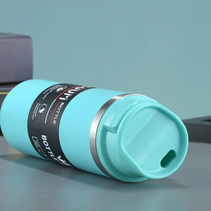 <span class=keywords><strong>Bouteille</strong></span> isotherme classique de 16 oz avec logo personnalisé, gourde de voyage, <span class=keywords><strong>thermos</strong></span> d'extérieur, gobelet isotherme avec bouton - Product Image 6