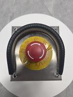 Boîtier d'arrêt d'urgence en acier inoxydable IP68, durable, fixe/mobile, construction à surface lisse, interrupteur de sécurité 24V 6A/12A 1NO1NC