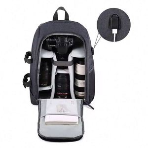 Sac à dos pour appareil photo imperméable, échantillon gratuit, vente en gros, avec compartiment pour ordinateur portable, pour photographes - Product Image 3