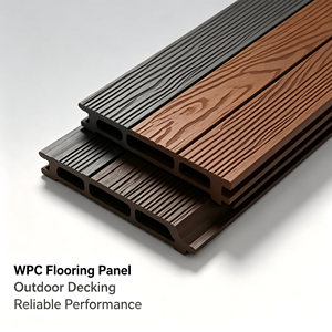 แผ่นผนังภายนอก WPC ป้องกันไฟฟ้าสถิตย์ ลายไม้ 3 มิติ กันน้ำ สำหรับตกแต่งบ้าน - Product Image 2