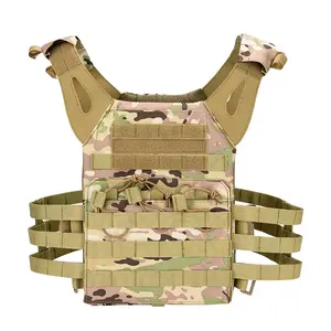 Camouflage Training Green Body Slick Armor Operation Bandolier Multicam Tactical Plate Carrier Hunting Vest