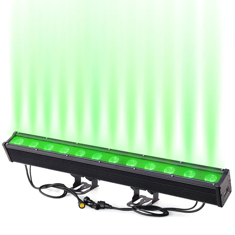 IP65 led linear RGBW 12X20w dmx dj bar light waterproof led city color wall wash light