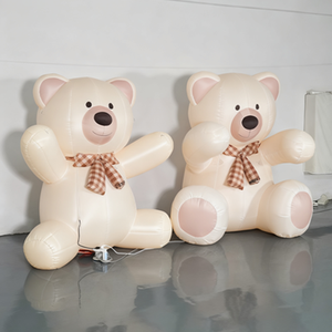 Ours géant gonflable publicitaire pour événements commerciaux, logo d'exposition, ours en lunettes pour booster le trafic commercial - Product Image 3
