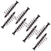 8 pièces métal guitare électrique basse cou Joint plaque vis de montage micros ajuster hauteur vis avec ressorts 2.5*26mm