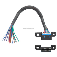 Kabel Ekstensi OBD 2 16pin J1962 OBD2 Male ke Female untuk Diagnostik Mobil, Peralatan Otomotif, Konektor OBD 2, Kabel Harness