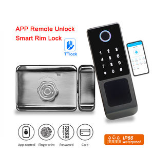 สมาร์ท Ble ttlock <span class=keywords><strong>บ้าน</strong></span>ขอบล็อคการเข้าถึงลาย<span class=keywords><strong>นิ้ว</strong></span>มือสแกนเนอร์ Biometric ล็อค<span class=keywords><strong>ประตู</strong></span>ดิจิตอลสำหรับประตู - Product Image 6