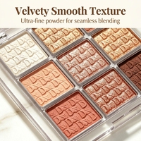 Palette de fards à paupières, production certifiée sous marque privée, OEM ODM, maquillage végétalien sans plomb, expert en branding, laboratoire professionnel