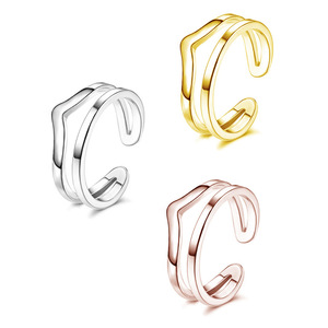 Bague d'orteil ajustable en acier inoxydable plaqué or 18 carats pour femme, bijou de pied tendance pour l'été, la plage, les mariages et les fêtes - Product Image 5