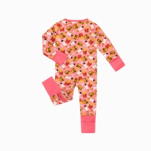 Miozing Bebek Uyku Tulumu Yürümeye Başlayan Çocuk Pijama Takımı 180gsm Bambu Bebek Kıyafetleri Zarf Yaka Bebek Tulumu Hemen Gönderime Hazır Bebek Kıyafetleri - Product Image 2