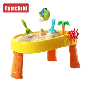2 IN 1 모래 및 물 테이블 비치 테이블 비치 장난감 모래 장난감 여름 장난감