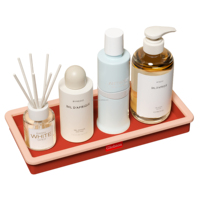 Plateau de rangement pliable en silicone personnalisé en gros, durable, pour salle de bain, cuisine, bureau, usage quotidien, matériau de qualité alimentaire écologique