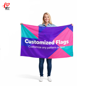 Bandera Personalizada con Ojales, Borde Reforzado, para Montar en Poste o Colgar en Pared, Exhibición Exterior, Letrero de Tela Resistente - Product Image 1