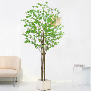 Planta Artificial de Estilo Nórdico Grande, Adorno Japonés de Campana Colgante, Árbol Artificial para Interiores, Sala de Estar, Suelo de Madera, Caballo <span class=keywords><strong>Borracho</strong></span> - Product Image 4