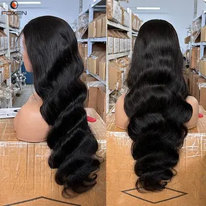 30 40 Inch Swiss Hd Transparent Lace Frontal Wig Raw Virgin Cuticle Aligned Hair Brazilian Human Hair Body Wave Lace Front Wigs