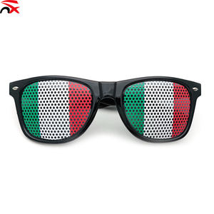 プロモーションギフト2026カスタムイタリア国旗90 * 150cmファンスポーツ国旗手を振る旗カスタムメンズサングラス - Product Image 3