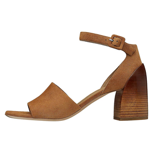 Buckle Ankle Strap Ladies Sandalias De Mujer Office Work High Chunky <b>Heel</b> Customized Sandalias Shoes - Product Image 2