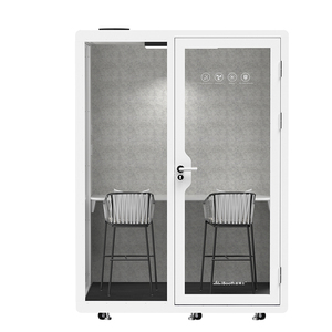 Ufficio della fabbrica insonorizzato 1-2 persone pod acustici stand per la vendita suono portatile scatola per riunioni - Product Image 4