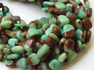 Crisoprasa Bio Color, Pepitas Lisas Pulimentadas, Suministros al por Mayor de Gemas y Cuentas PME, Piedra Natural, Hilo de 14 Pulgadas, 18x15 a 10x6 mm, 0.35 mm - Product Image 4