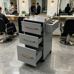 New Hair Salon Furniture for Barber Shop Hairdressing <b>Trolley</b> Cabinet Professinal Barber Salon Equipment - Product Image 5
