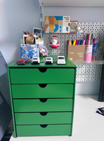 Armoire de rangement moderne en acier à 5 tiroirs, durable et polyvalente pour la maison, le bureau, la banque, l'atelier, la salle de sport
