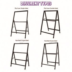 A3 A4 A5 A6 Size Banner <b>Poster</b> Holder Display <b>Frame</b> Pavement Sidewalk Sign <b>A1</b> Metal a <b>Frame</b> Sign Fold - Product Image 2
