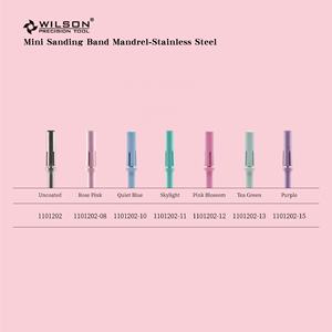 Mini mandril de banda de lijado/banda de lijado portátil de acero inoxidable, herramienta de accesorios de uñas de acero colorido para salón de uñas - Product Image 2