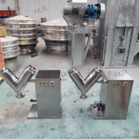 Mélangeur à pales FKJX V, moteur de laboratoire, mélangeur de poudre Vh-2, qualité alimentaire, économie d'énergie, machine de mélange multi-capacités