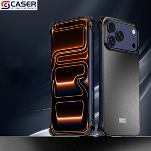 Funda de teléfono de gama alta de Color sólido a prueba de golpes de cuatro esquinas con diseño sin marco mate de Metal de nueva moda para iPhone 17/PM/Air/pro - Product Image 4