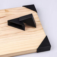 Protecteur d'angle en plastique pour porte en bois 60mm*80mm*25mm/28mm/45mm, protection d'angle droit pour panneau en bois, protection d'angle