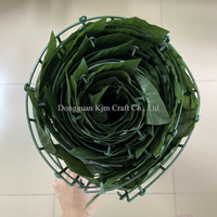 Panel Pagar Privasi Kualitas Tinggi 100*300Cm Dekorasi Dinding Pagar Daun Buatan Dinding Daun Buatan