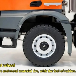 Camión Tractor RC KABOLITE K5701 4WD a Escala 1:14, Camión Volquete Eléctrico RTR con Motor de Escobillas 540, Aleación Metálica, Control Remoto FlySky 2.4G y Cargador - Product Image 4