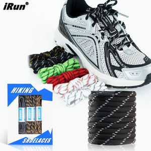 Cordones Redondos de Alambre de Color Personalizado <span class=keywords><strong>IRun</strong></span>, Cordones Resistentes para Botas, Cordones para Botas de Senderismo y <span class=keywords><strong>Trabajo</strong></span> - Product Image 1