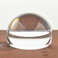 Loupe sphérique en acrylique haute définition, lentille convexe, presse-papier