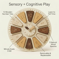 Juguetes Montessori, Tablero de Rompecabezas Sensorial, Materiales de Aprendizaje Táctil, Habilidades Motoras Finas y Cognitivas, Herramientas Educativas