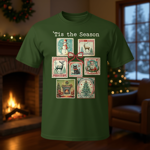 Camiseta con diseño navideño de la temporada de Navidad, diseño festivo, unisex, talla para adultos - Product Image 3