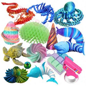 3D Printed Slider <b>PLA</b> Sensory Fidget Toy Bulk Wholesale Stress Relief Therapy Decompression Fidget Toy for Kids Birthday Gifts - Product Image 1