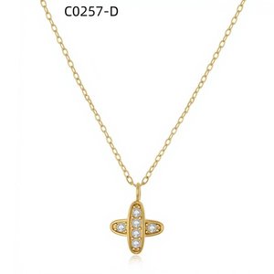 Collier à la mode avec zircone C0257 pour femmes, bijoux de haute qualité - Product Image 2